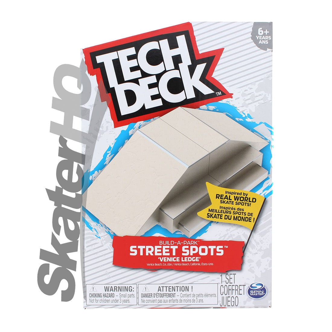 Tech Deck Street Spots Set - Venice Ledge Skateboard Accessories