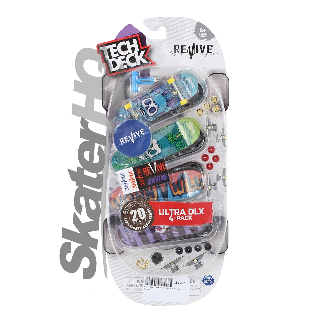 Tech Deck 4pk Ultra DLX - Revive Skateboard Accessories