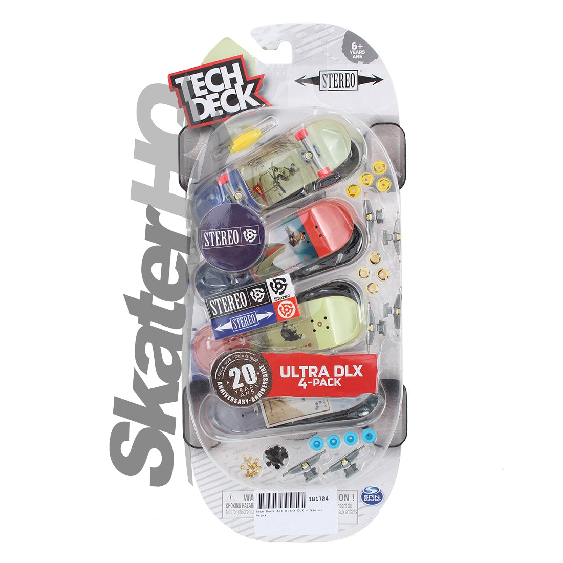 Tech Deck 4pk Ultra DLX - Stereo Skateboard Accessories