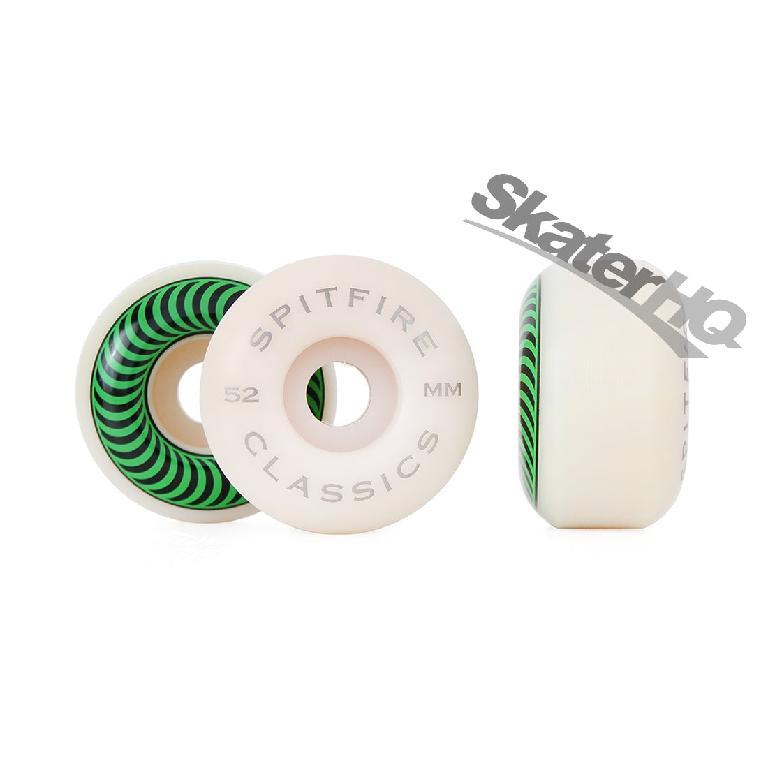 Spitfire Classics 52mm/99A Green 4pk Skateboard Wheels