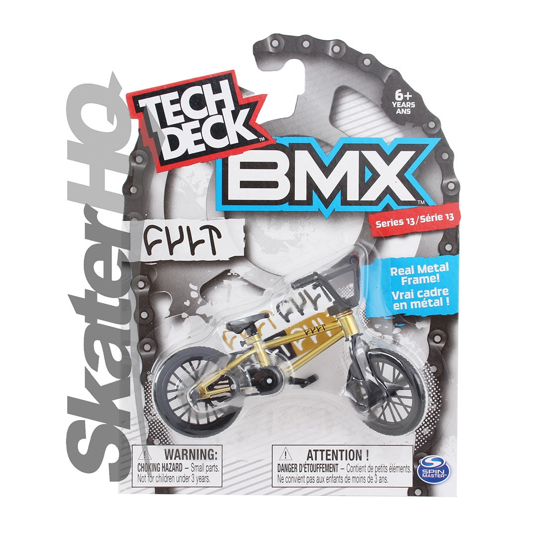 Tech Deck BMX S13 - Cult - Gold/Black Skateboard Accessories