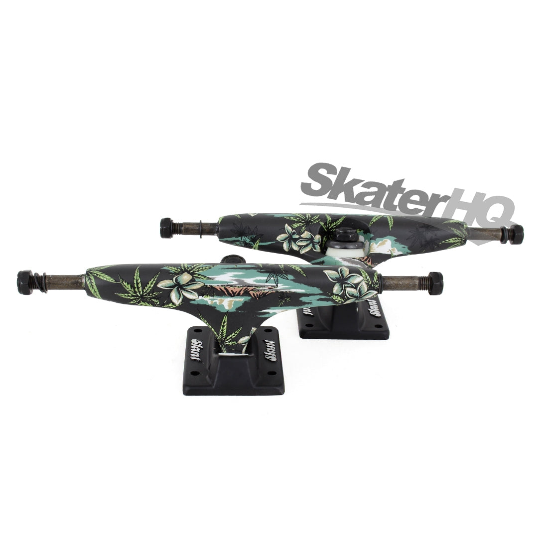 Slant 6.0 Pair - Vintage Black/Pakalolo Skateboard Trucks