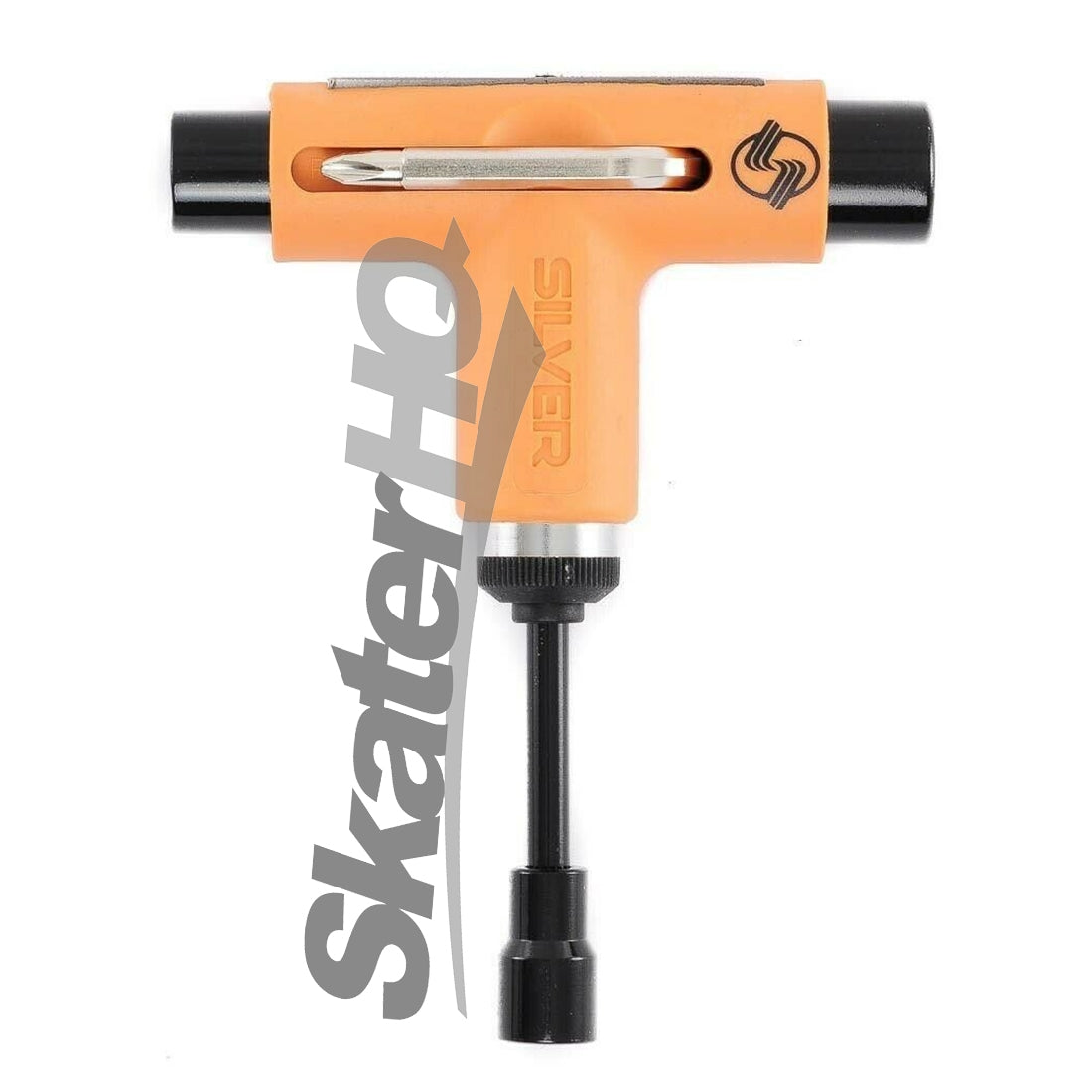 Silver Ratchet Tool - Neon Orange/Black Skate Tool