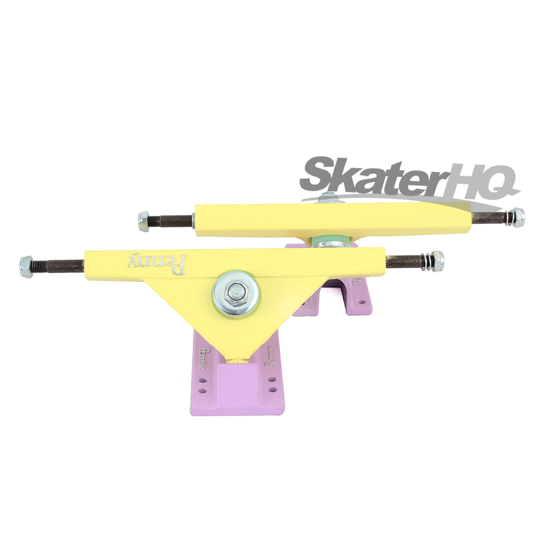 Penny Longboard Truck 7in Pair - Pastel Yellow/Pink Skateboard Trucks