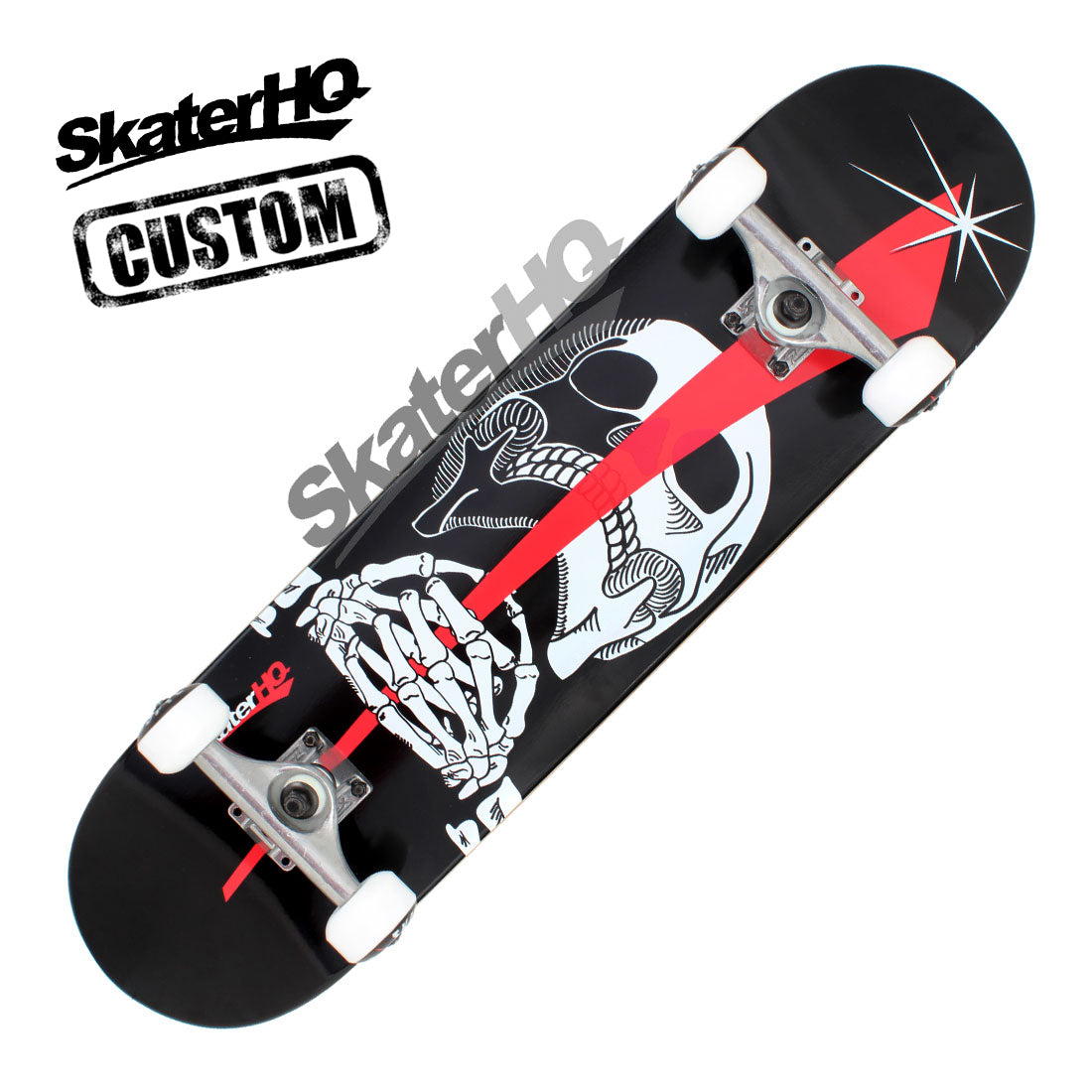 Skater HQ Skull 7.75 Street Complete Skateboard Completes Modern Street