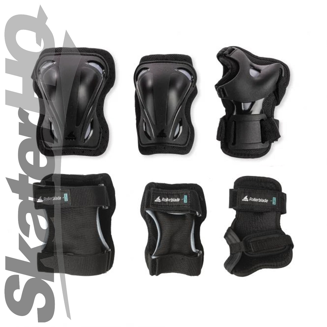 Rollerblade Skate Gear 3 Pack Protective Gear, Knee Pads, Elbow