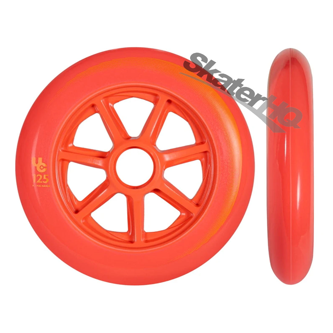 UC 125mm/86a Cosmic Solar 6pk - Neon Orange Inline Rec Wheels