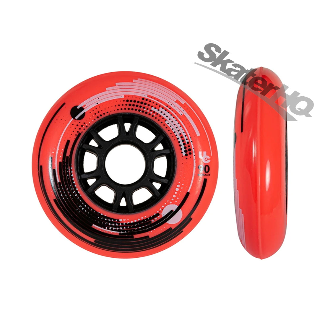 UC 90mm/88a Cosmic Solstice 4pk - Red Inline Rec Wheels