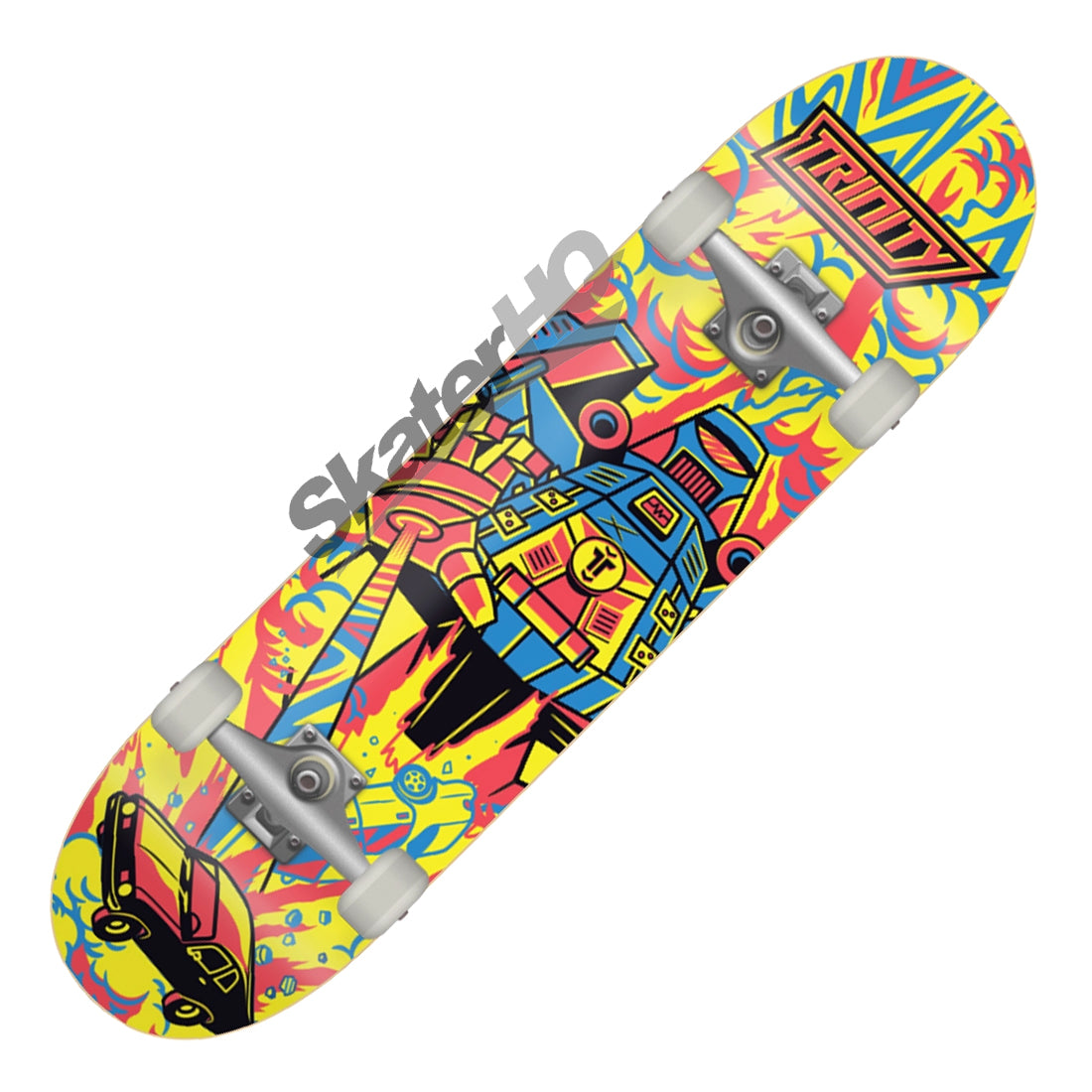 Trinity Riot-Bot 7.25 Mini Complete Skateboard Completes Modern Street