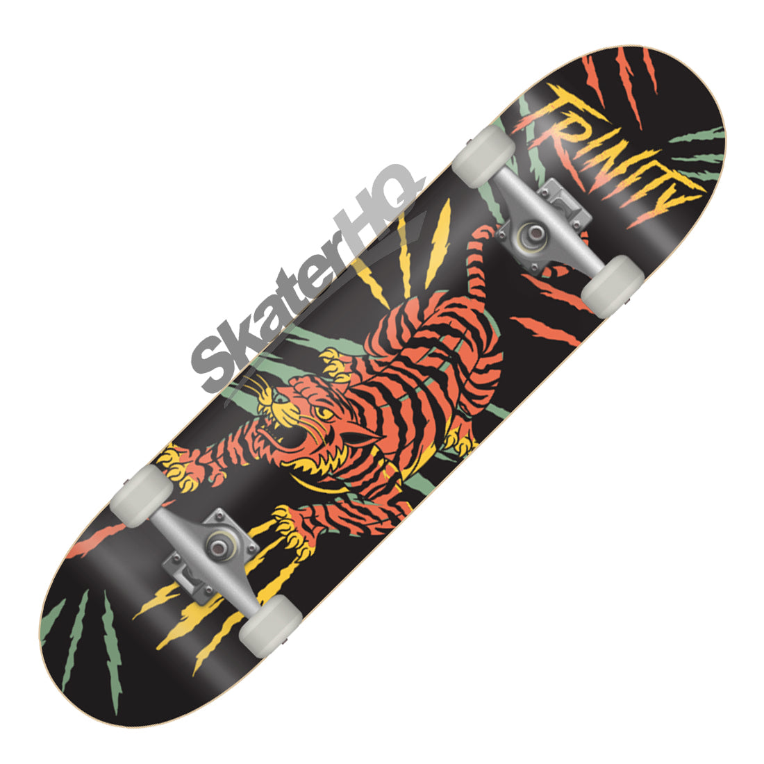 Trinity Tiger Black Rasta 7.25 Mini Complete Skateboard Completes Modern Street