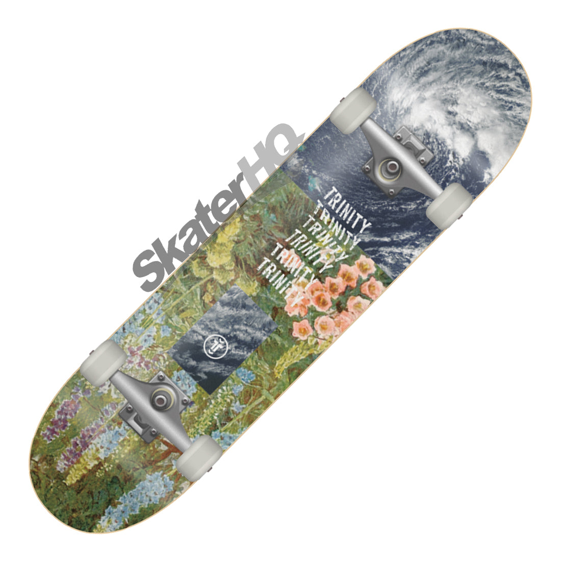 Trinity Tranquil Tempest 7.75 Complete Skateboard Completes Modern Street