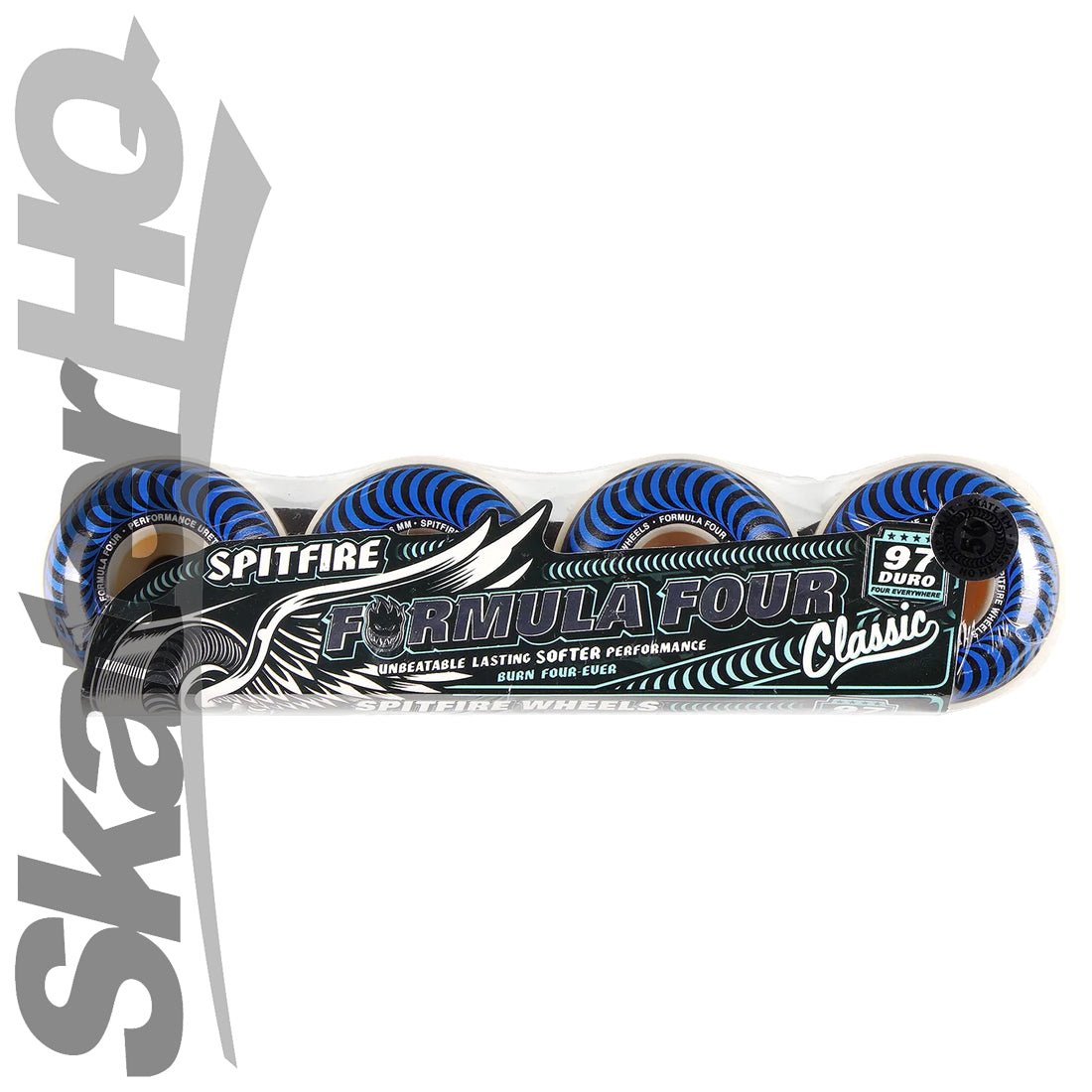 Spitfire Form Four 56mm 97A Classic Swirl - Blue Skateboard Wheels