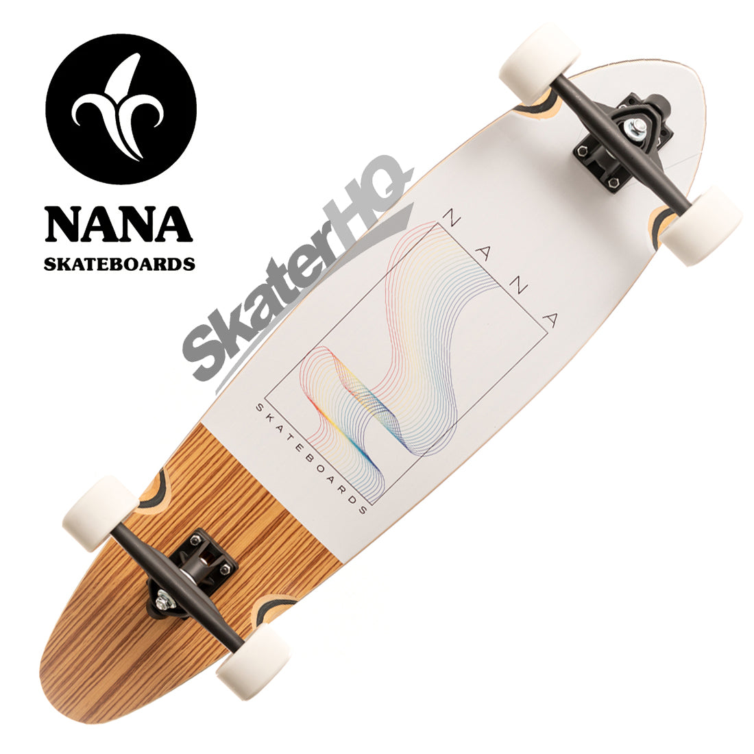 Nana Jackaroo Playback 36 Complete - White Skateboard Completes Longboards