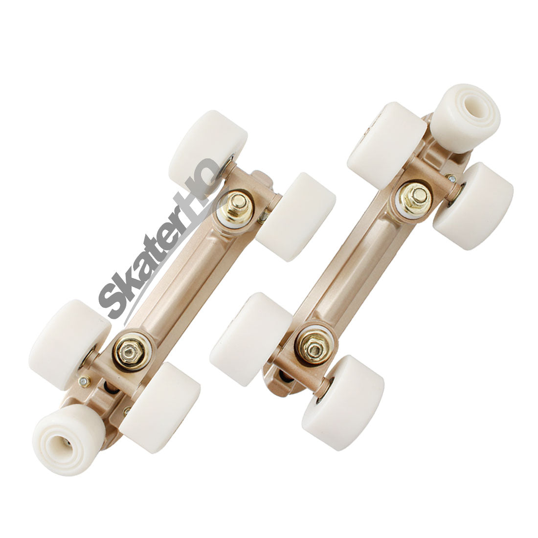 Rollerskate Plate Kit - 10in 255mm - Gold/Cream Roller Skate Plates