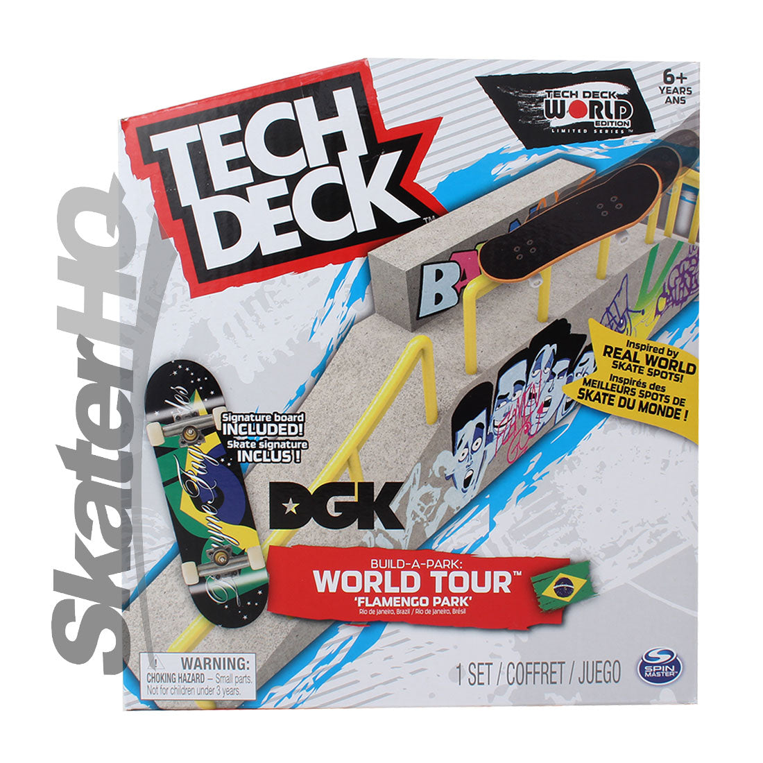 Tech Deck Street Spots WTE - BRA Flamengo Park Skateboard Accessories