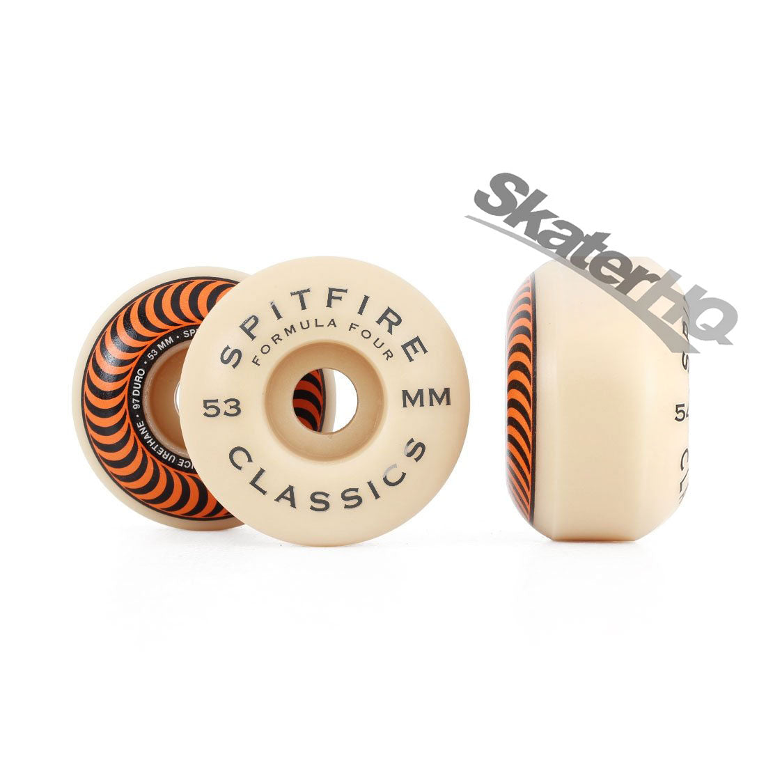 Spitfire Form Four 53mm 97A Classic Swirl - Orange Skateboard Wheels