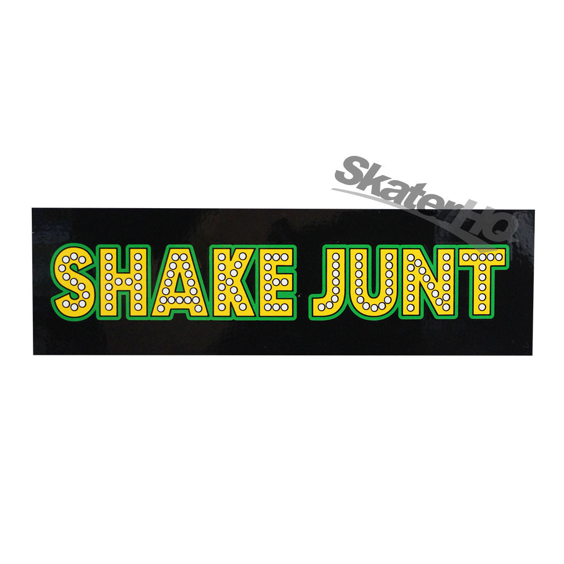 Shake Junt Stretch Logo Sticker - Black Stickers