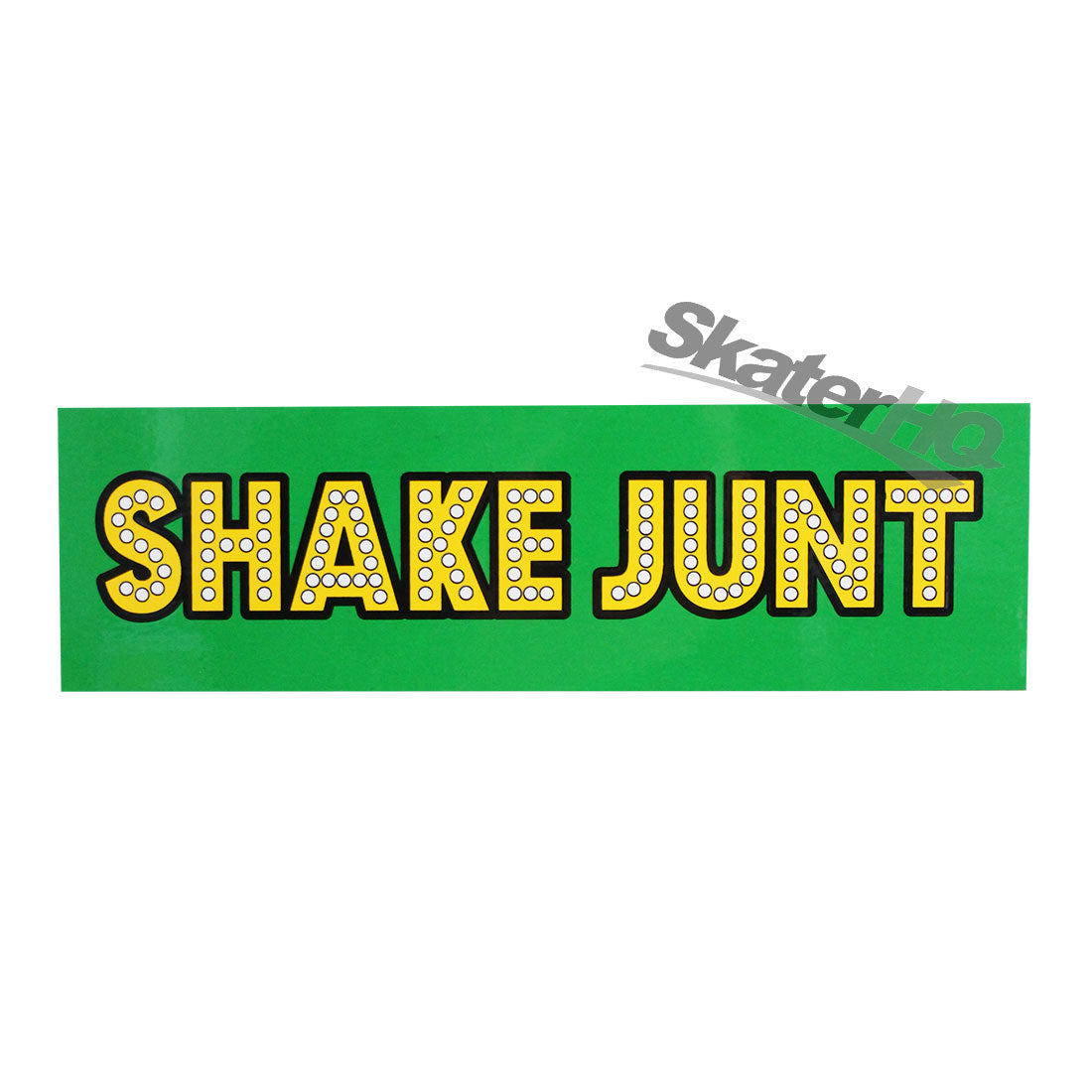 Shake Junt Stretch Logo Sticker - Green Stickers