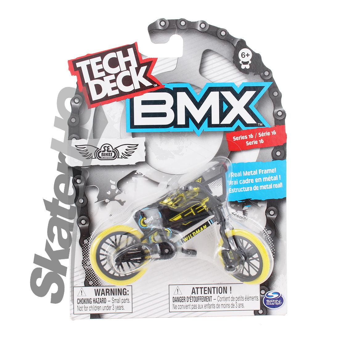 Tech Deck BMX S16 - SE Bikes Black/Yellow Skateboard Accessories