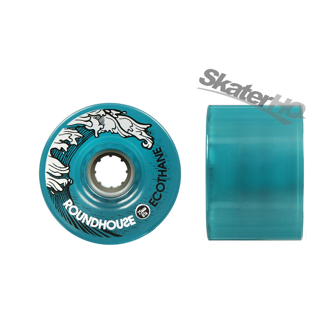 Carver Roundhouse Eco Mag 75mm 81a 4pk - Aqua - Skater HQ