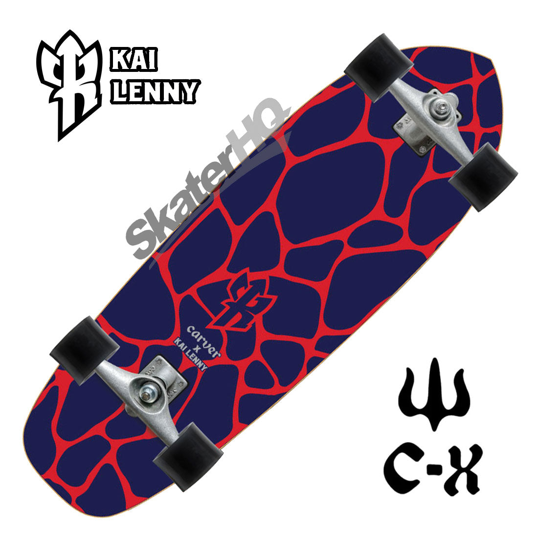Carver x Kai Lenny Lava 31 CX Raw Complete Skateboard Compl Carving and Specialty