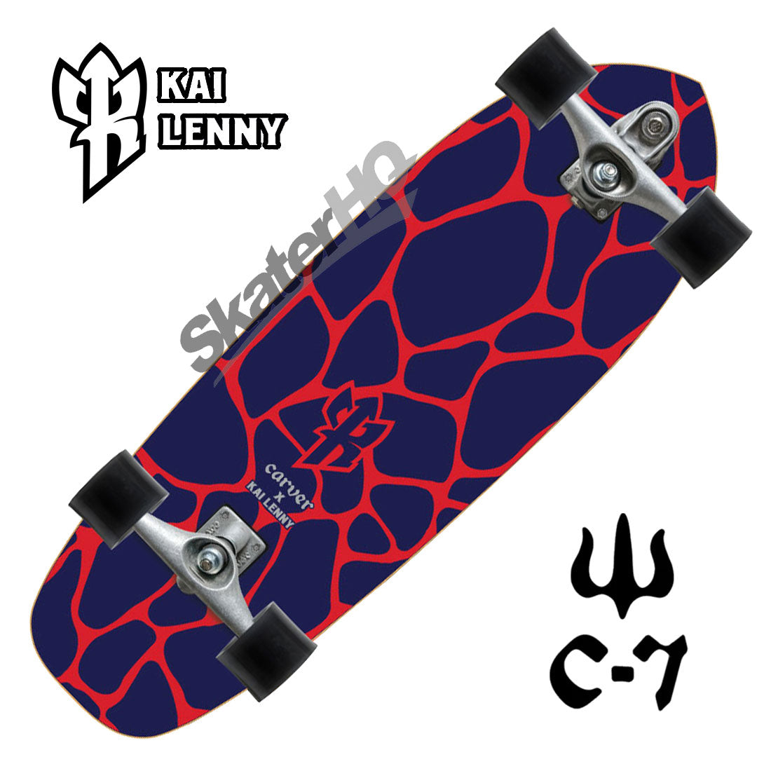 Carver x Kai Lenny Lava 31 C7 Raw Complete Skateboard Compl Carving and Specialty