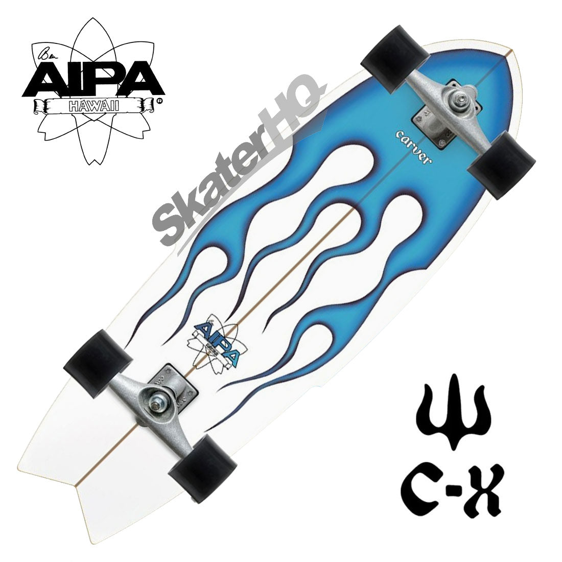 Carver x AIPA Sting 30.75 CX Raw Complete Skateboard Compl Carving and Specialty