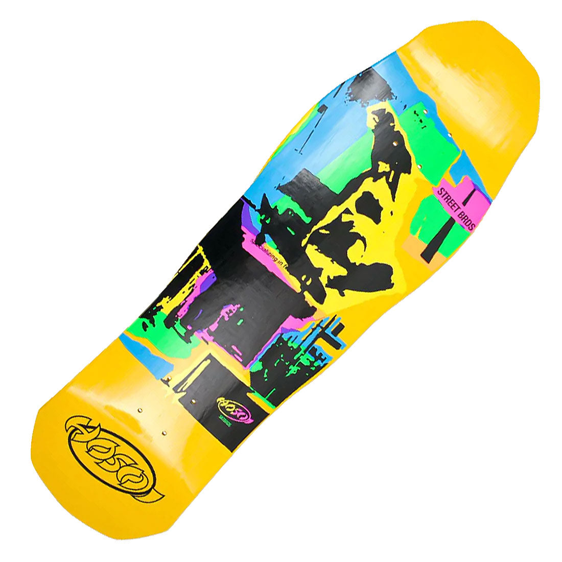 Hosoi Pop Art 87 Reissue Deck - Yellow - Skater HQ