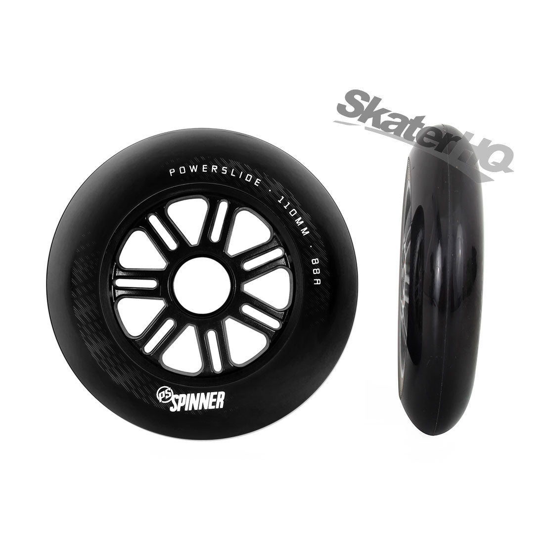 Powerslide Spinner 110mm 88a 6pk - Black Inline Rec Wheels