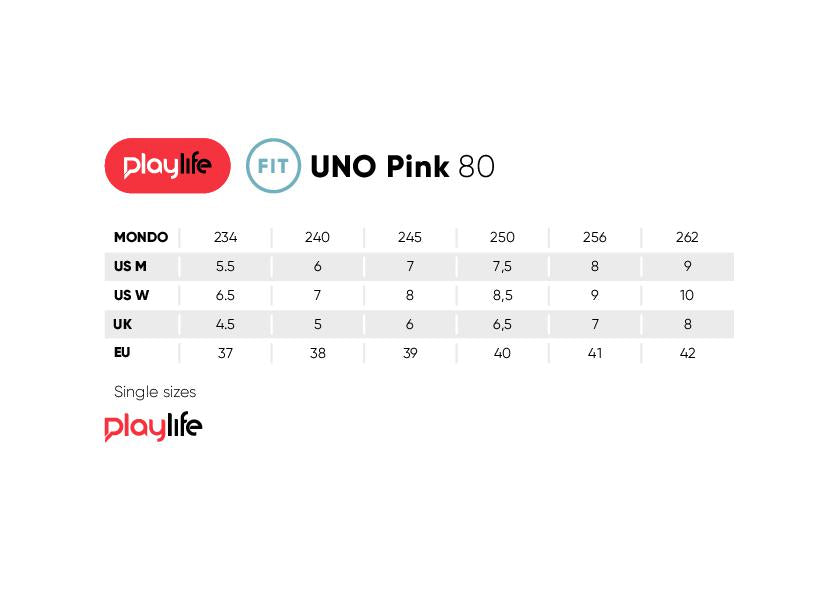 Playlife Uno White/Pink - - Skater 80 HQ Skate