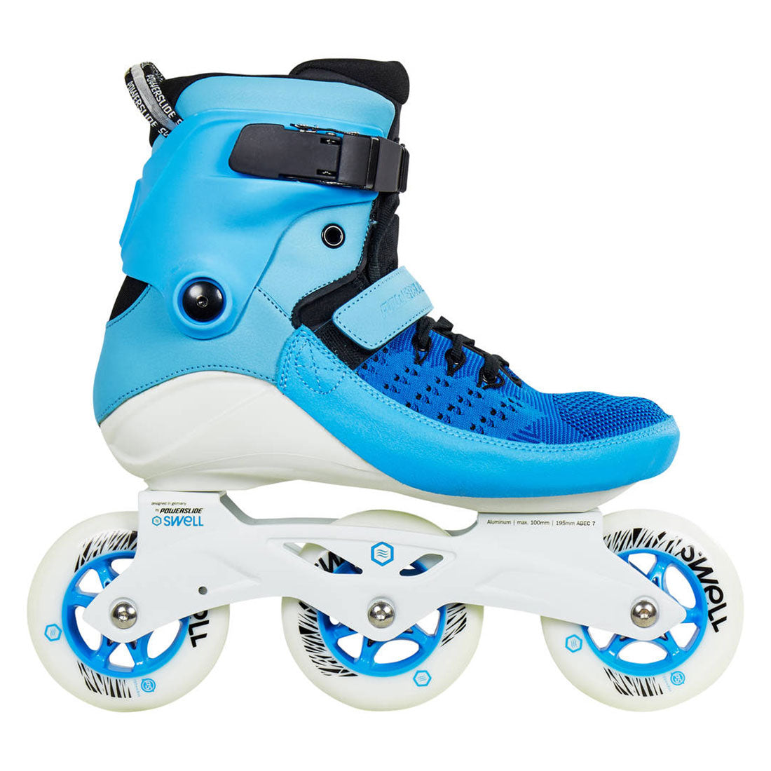 Powerslide Swell 100 - Sky Blue Inline Rec Skates